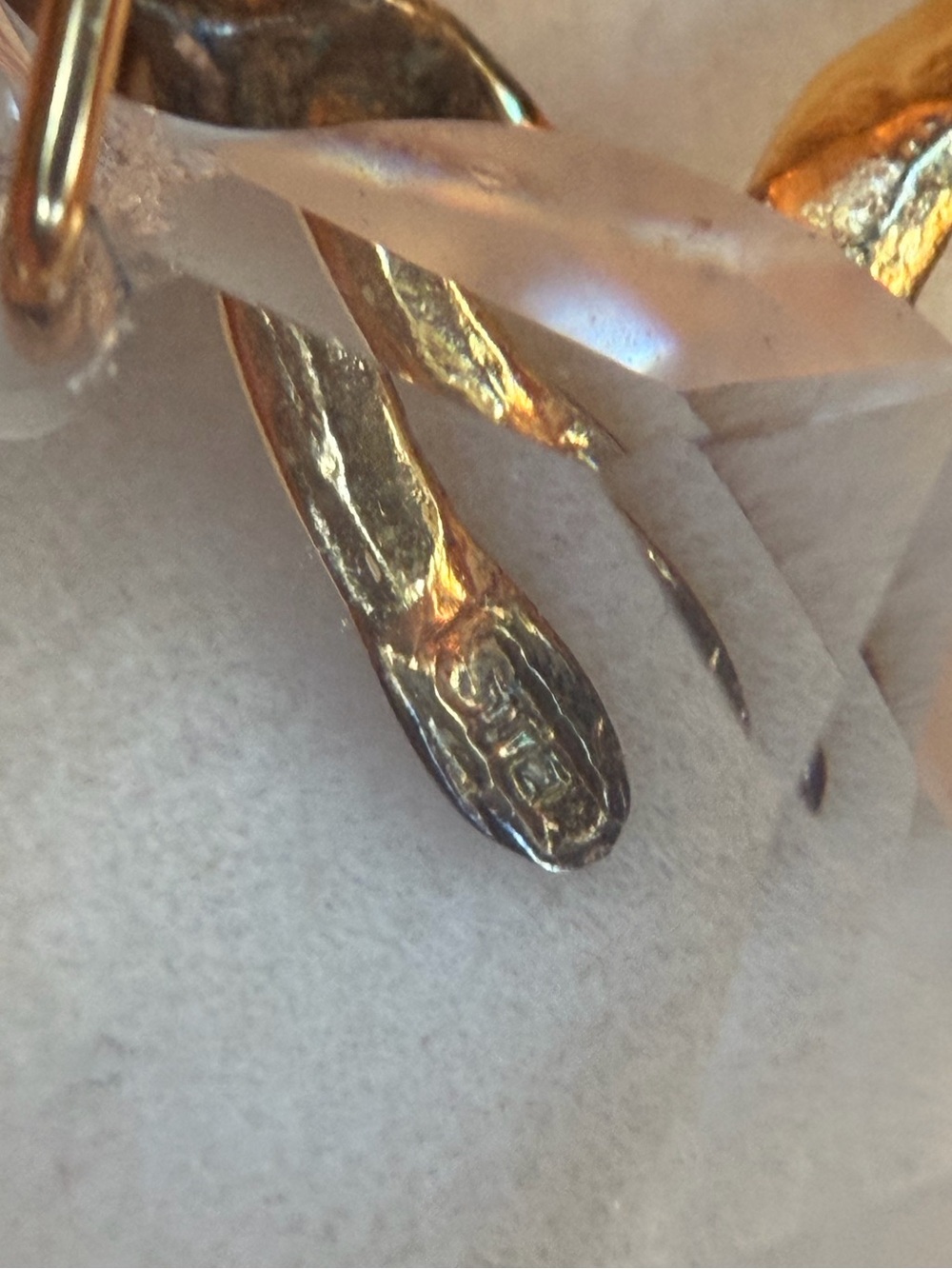 LENOX Crystal and Ruby 925 Pendant on 14k Gold Filled Chain - Picture 7 of 9